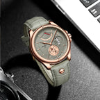 Relógio Masculino Esmerion Ranger Sport Grande Couro